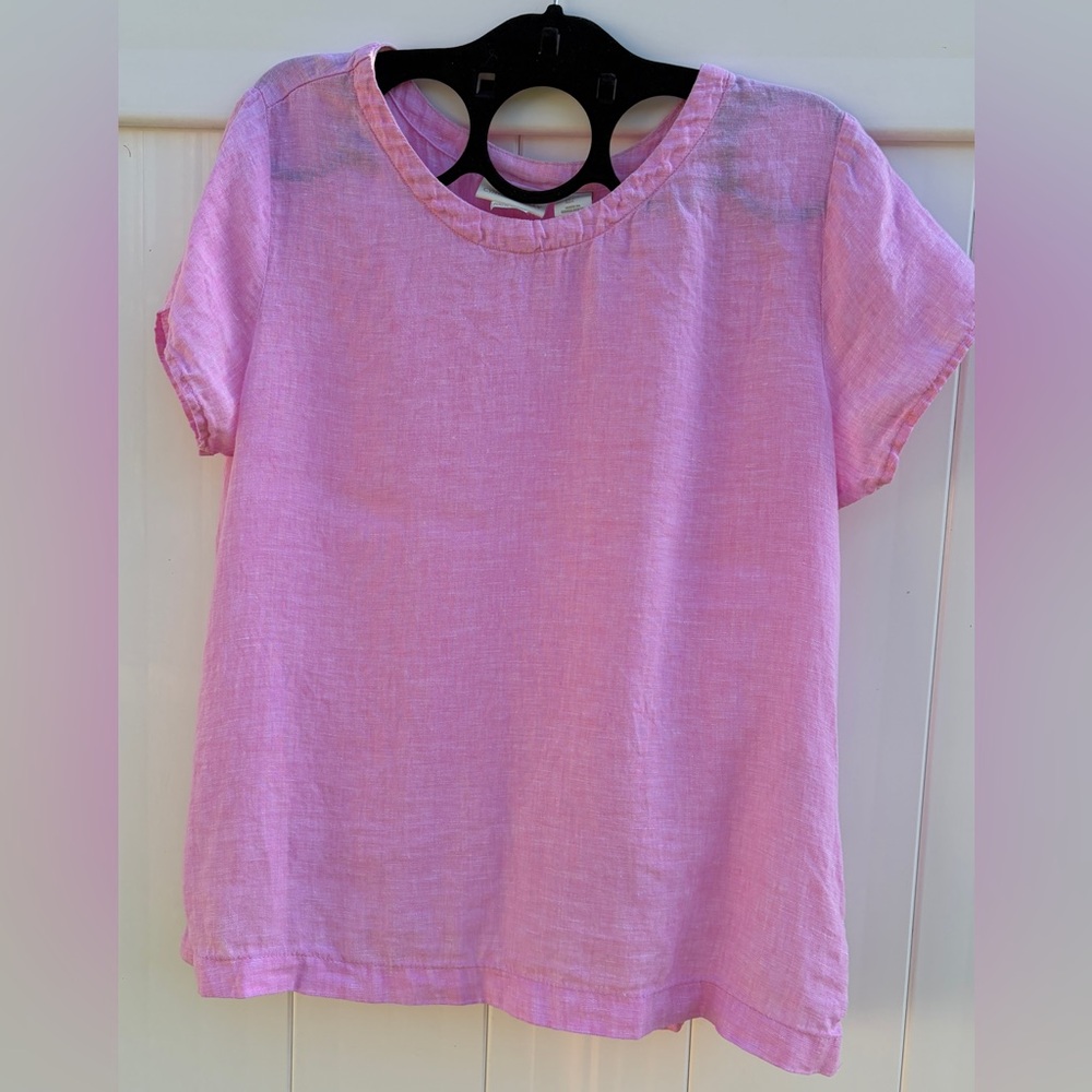 Cynthia Rowley 100% Linen Top Women's Size Large